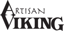 Black Artisan Viking logo on transparent background
